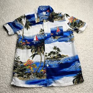 Gap Kids Boys Hawaiian Short Sleeve Woven Top Small